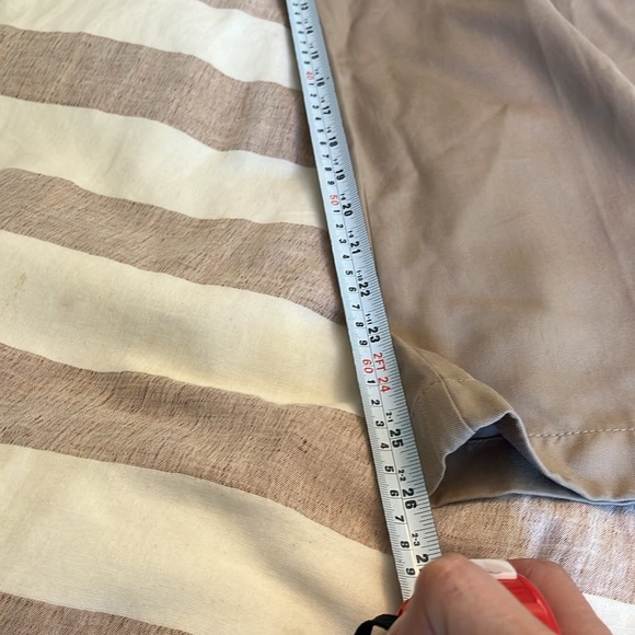Reformation Mason wide leg cropped pants in a khaki brown size 2 petite - Picture 11 of 13